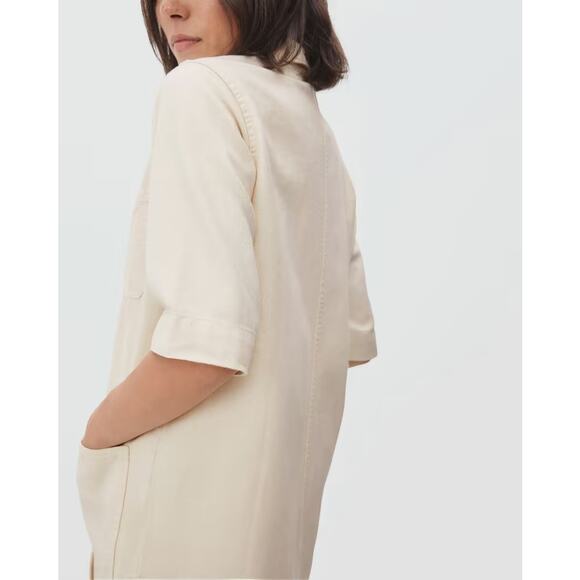 Everlane Dresses & Skirts - Everlane The Chore Mini Utility Cargo Shirt Dress in Canvas Size 4